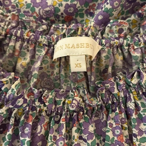 Ann Mashburn Lucy Nightdress in Liberty Floral Print SZ XS EUC